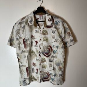 Disney parks marvel avengers camp 60th anniversary shirt size large Mens